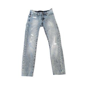 Rock & Republic Berlin‎ Jeans size 0 Light wash distressed blue gray